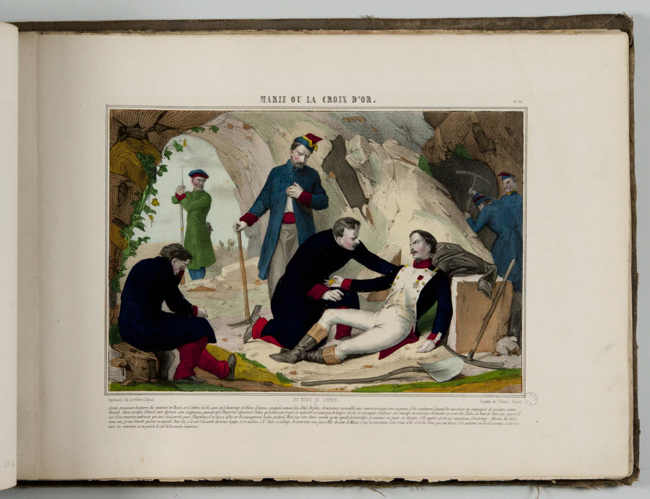 album MARIE OU LA CROIX D'OR.  LES MINES DE SIBERIE. 1979.82.163.165 Photo