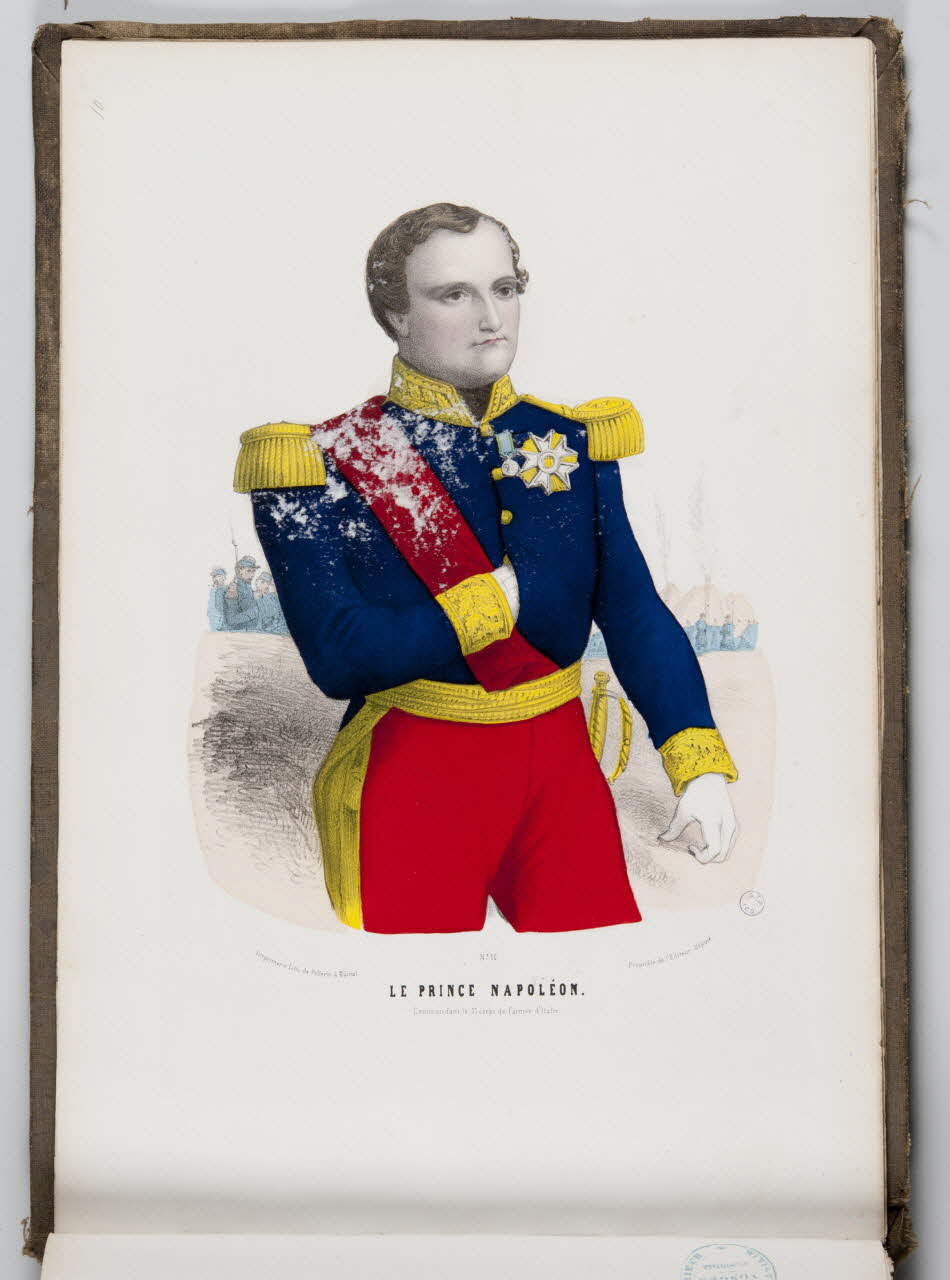 album LE PRINCE NAPOLEON.  Commandant le 5e corps de l'armée d'Italie. 1979.82.163.233 Photo