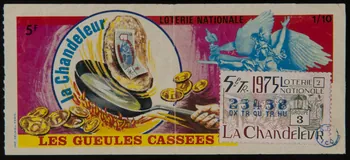 estampe LOTERIE NATIONALE  la Chandeleur  LES GUEULES CASSEES 1980.25.24 Photo