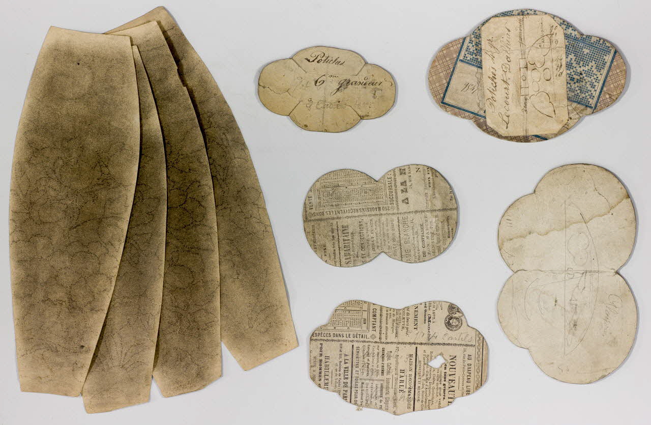 Porcelainerie Samson, Montreuil ensemble (8) Poncifs et caches pour porcelaines d'inspiration chinoise 1874-1980 1980.28.707.1/9 Photo