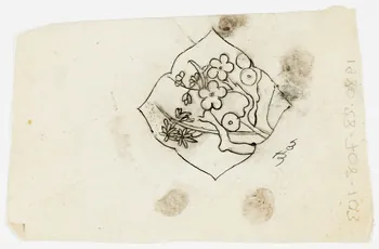 dessin Poncif à motif végétal 1980.28.708.103 Photo