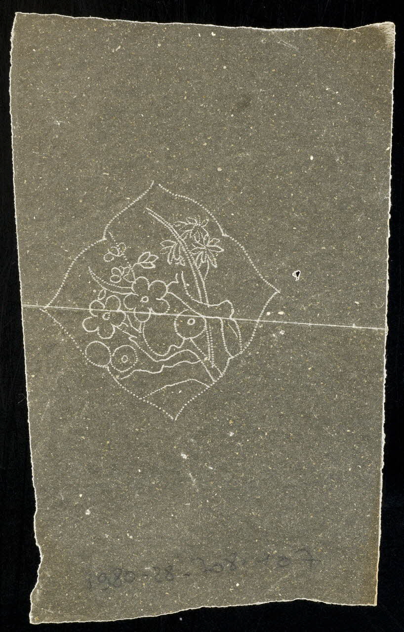 dessin Poncif à motif végétal 1980.28.708.107 Photo