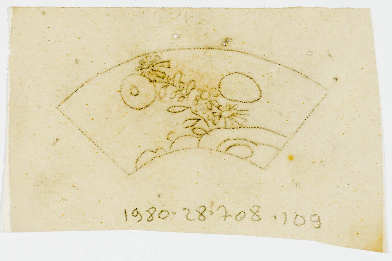 dessin Poncif à motif végétal 1980.28.708.109 Photo