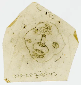dessin Poncif à motif végétal 1980.28.708.113 Photo