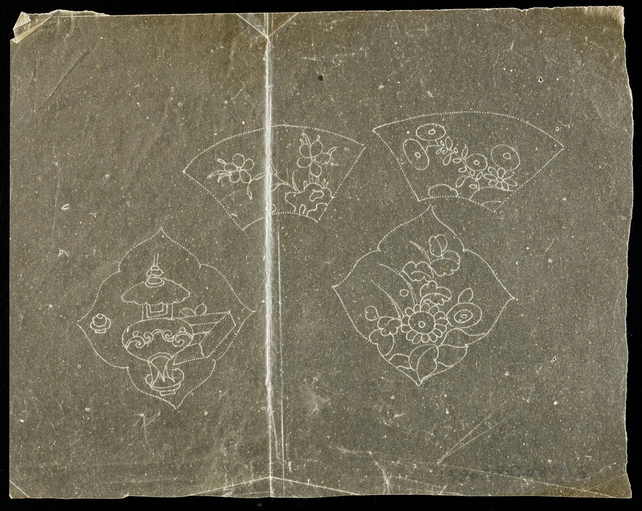 dessin Poncif à motif végétal 1980.28.708.115 Photo