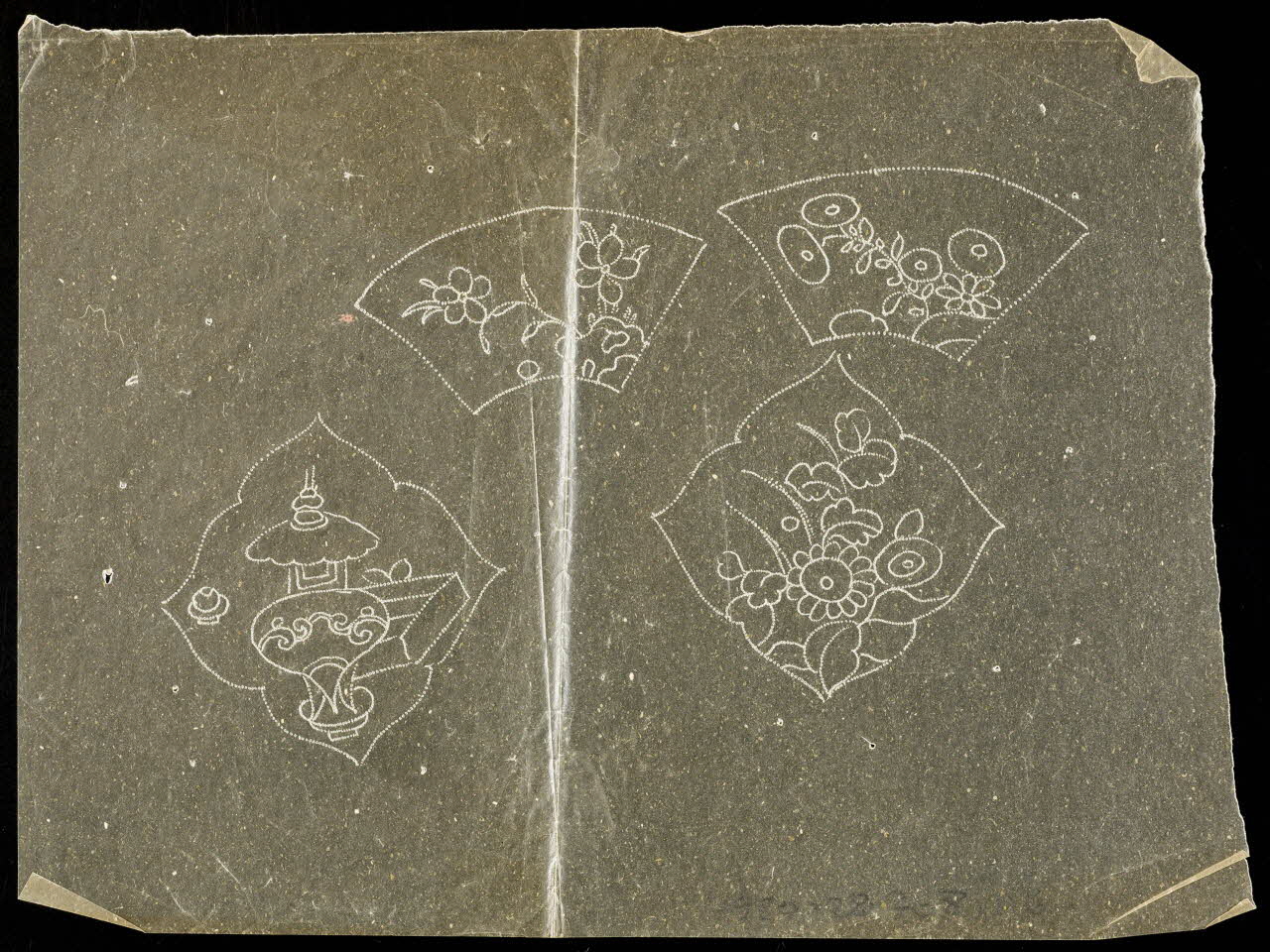 dessin Poncif à motif végétal 1980.28.708.116 Photo