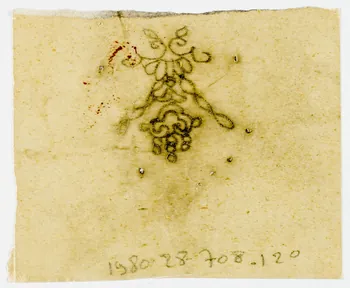dessin Poncif à motif végétal 1980.28.708.120 Photo