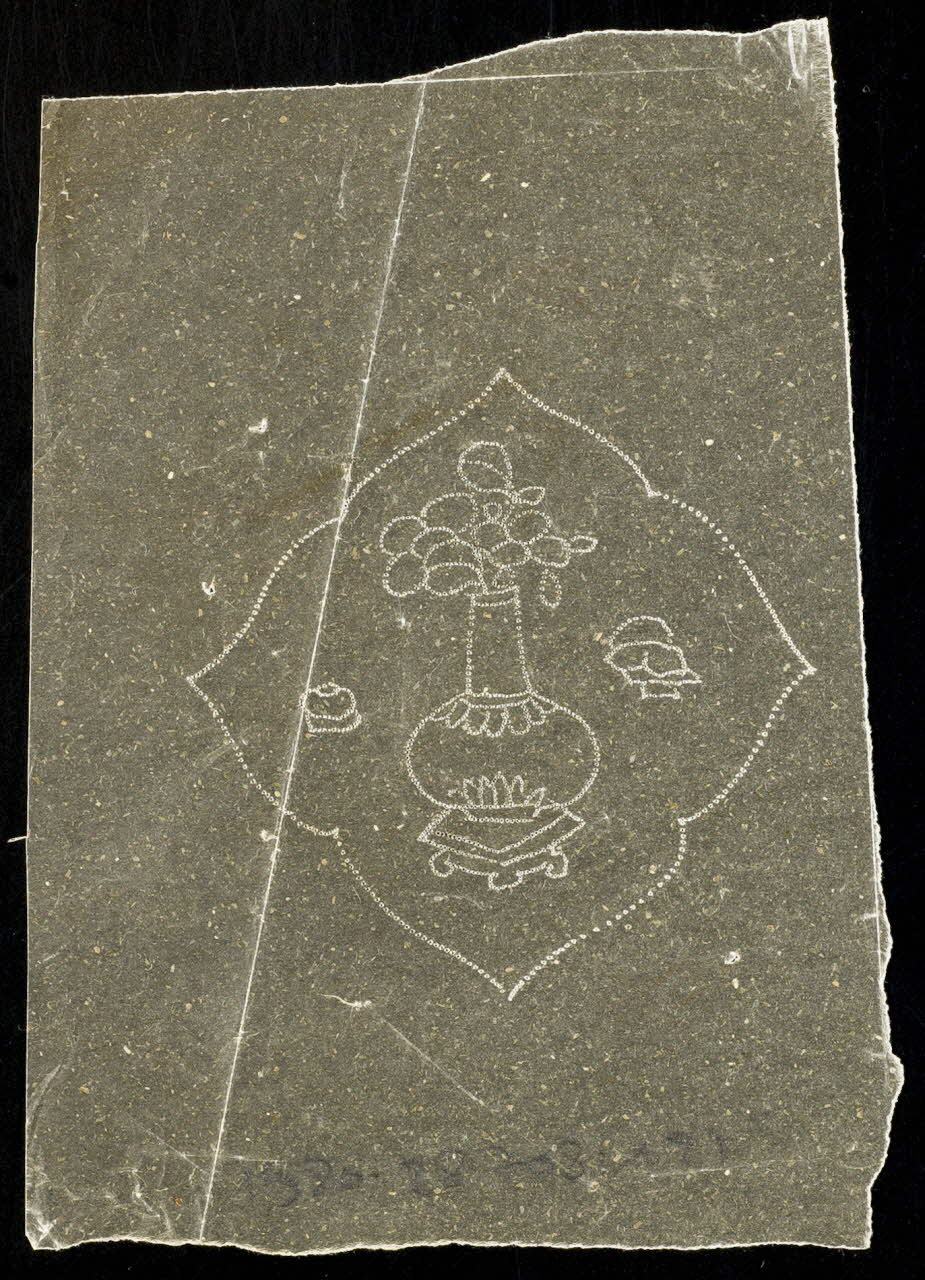 dessin Poncif à motif végétal 1980.28.708.121 Photo