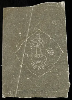 dessin Poncif à motif végétal 1980.28.708.121 Photo