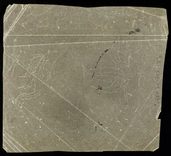 dessin Poncif à motif végétal 1980.28.708.123 Photo