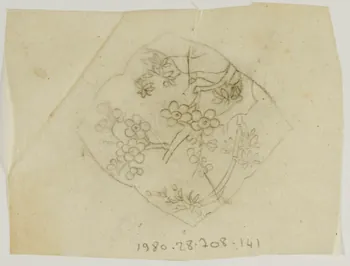 dessin Poncif à motif végétal 1980.28.708.141 Photo
