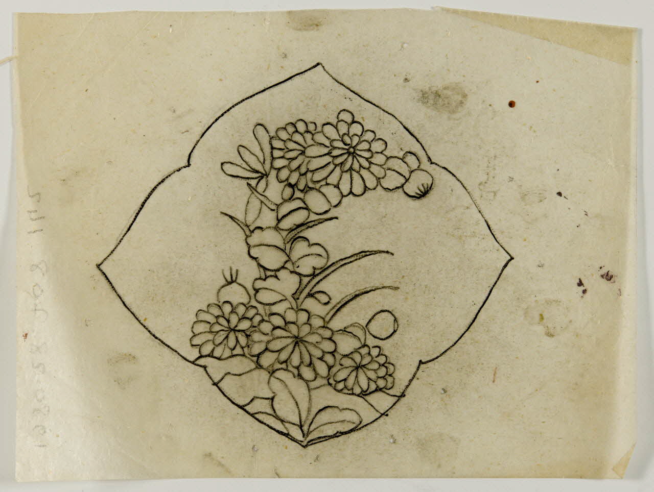 dessin Poncif à motif végétal 1980.28.708.142 Photo