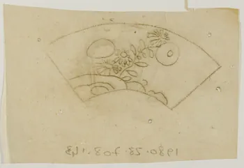 dessin Poncif à motif végétal 1980.28.708.143 Photo
