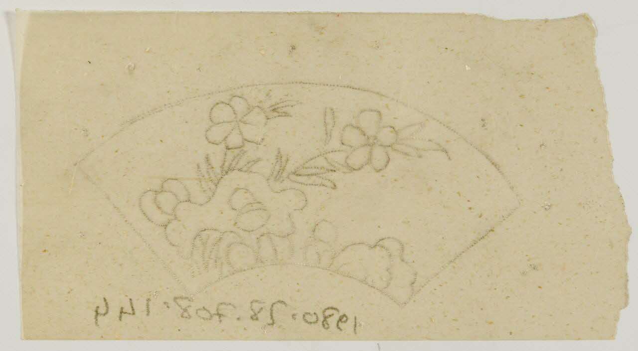 dessin Poncif à motif végétal 1980.28.708.144 Photo