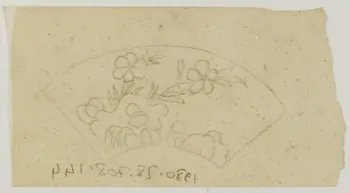 dessin Poncif à motif végétal 1980.28.708.144 Photo
