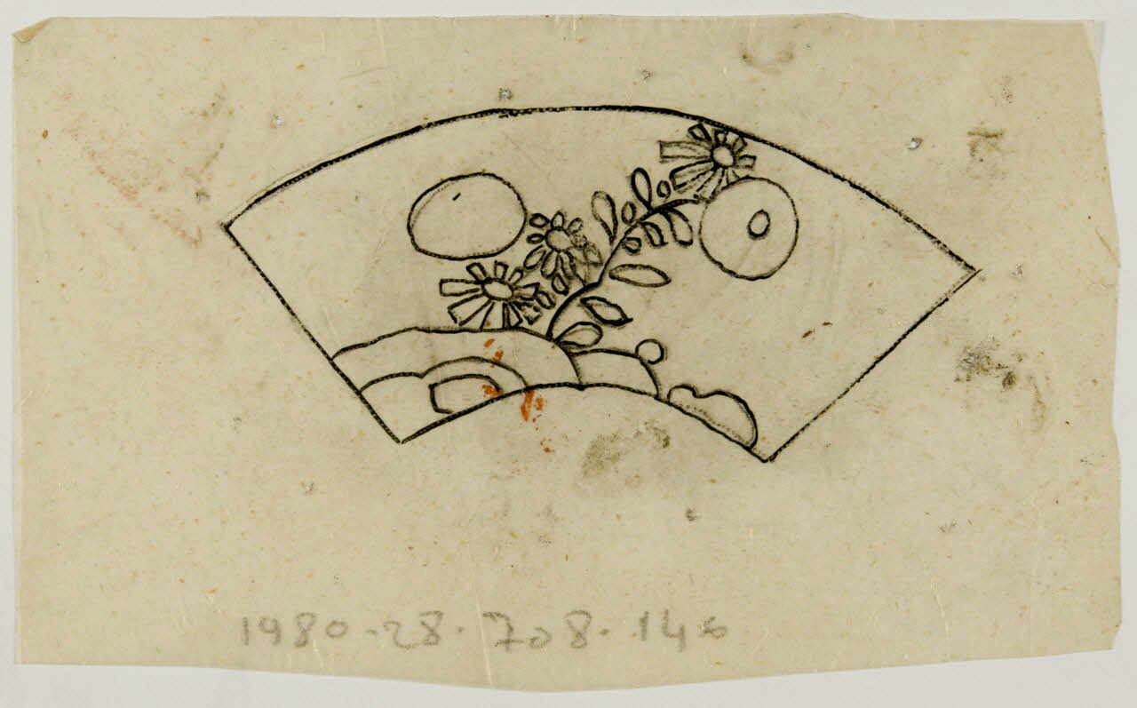 dessin Poncif à motif végétal 1980.28.708.146 Photo