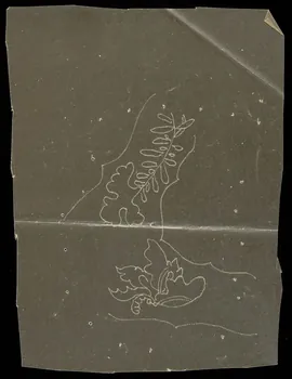 dessin Poncif à motif végétal 1980.28.708.151 Photo