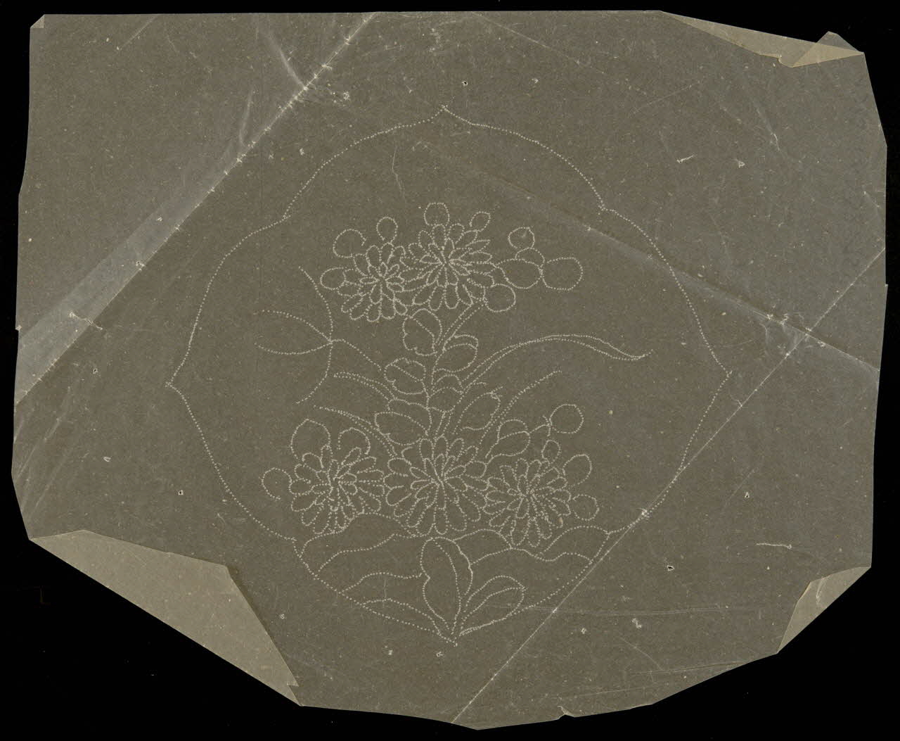 dessin Poncif à motif végétal 1980.28.708.155 Photo