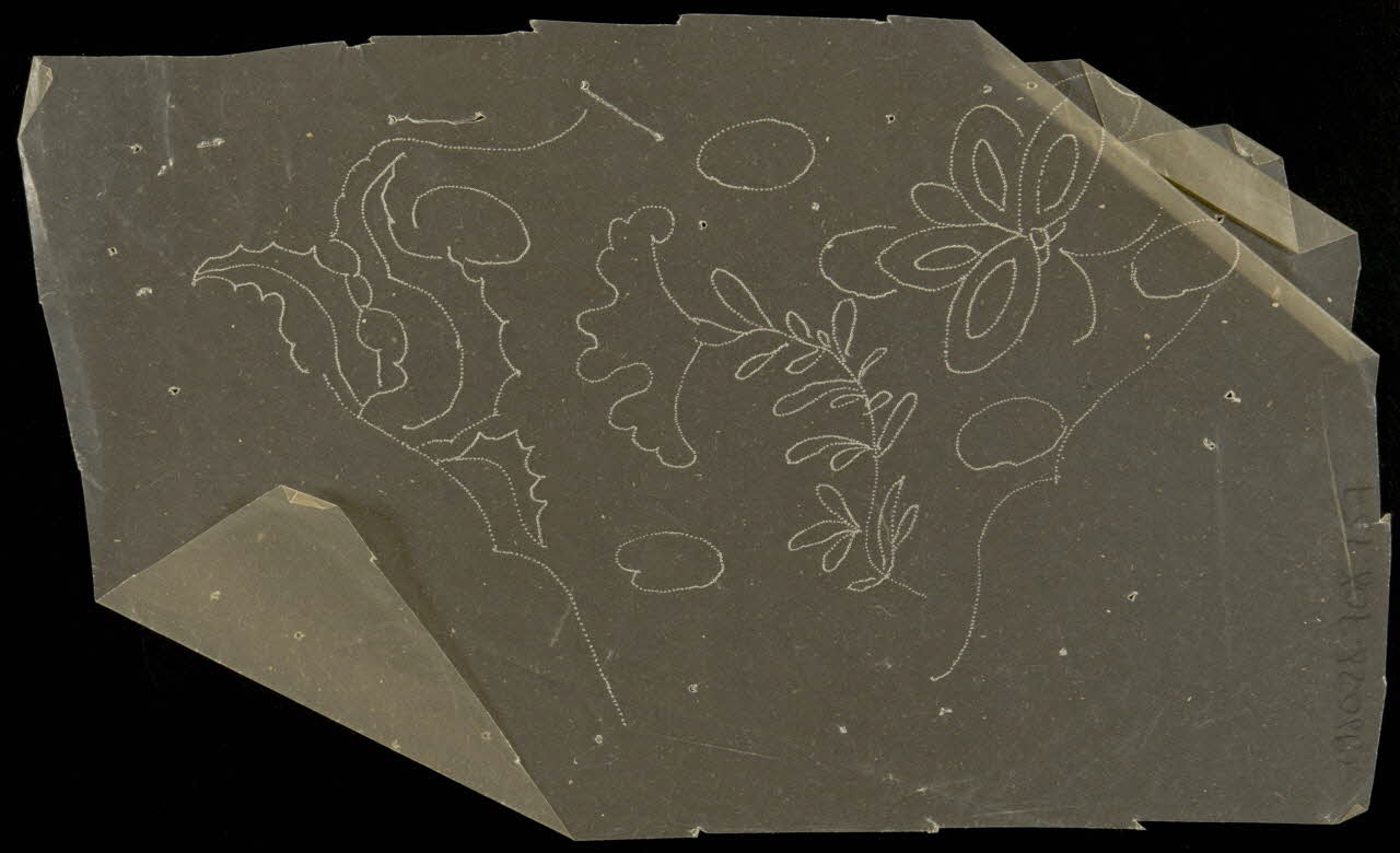 dessin Poncif à motif végétal 1980.28.708.157 Photo