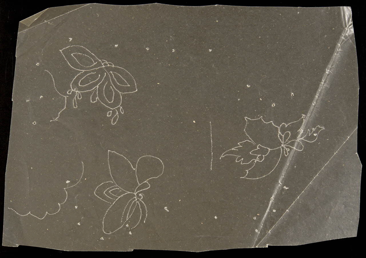 dessin Poncif à motif végétal 1980.28.708.2 Photo