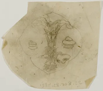 dessin Poncif représentant un vase 1980.28.708.22 Photo