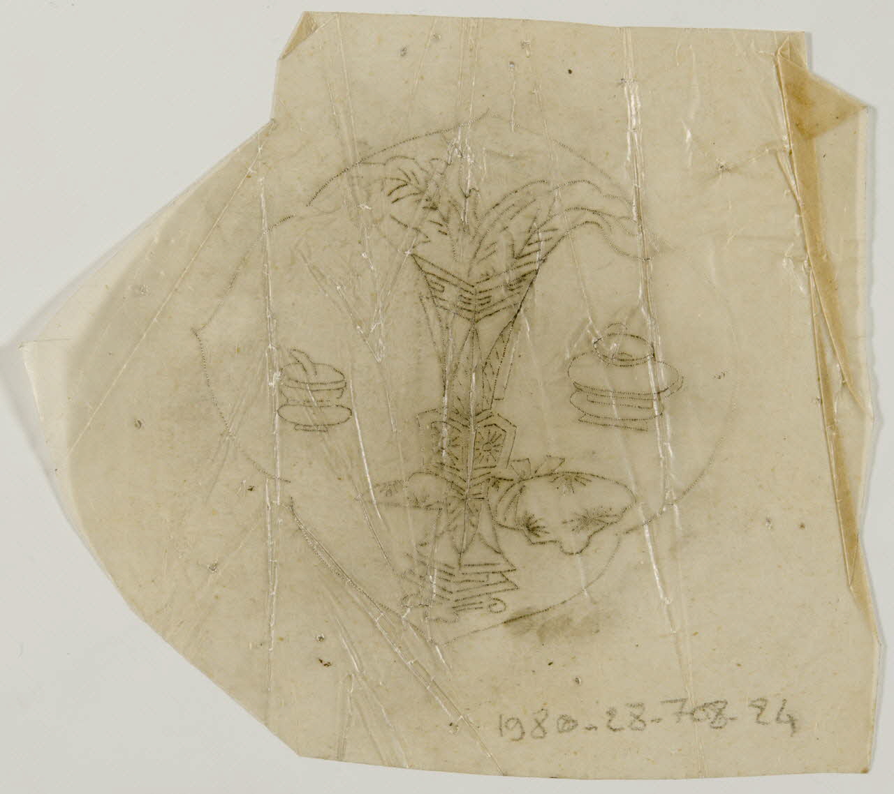 dessin Poncif représentant un vase 1980.28.708.24 Photo