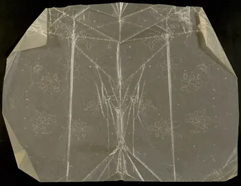 dessin Poncif représentant papillon et fleurs 1980.28.708.25 Photo