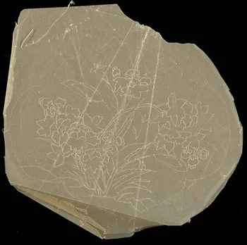 dessin Poncif à motif végétal 1980.28.708.26 Photo