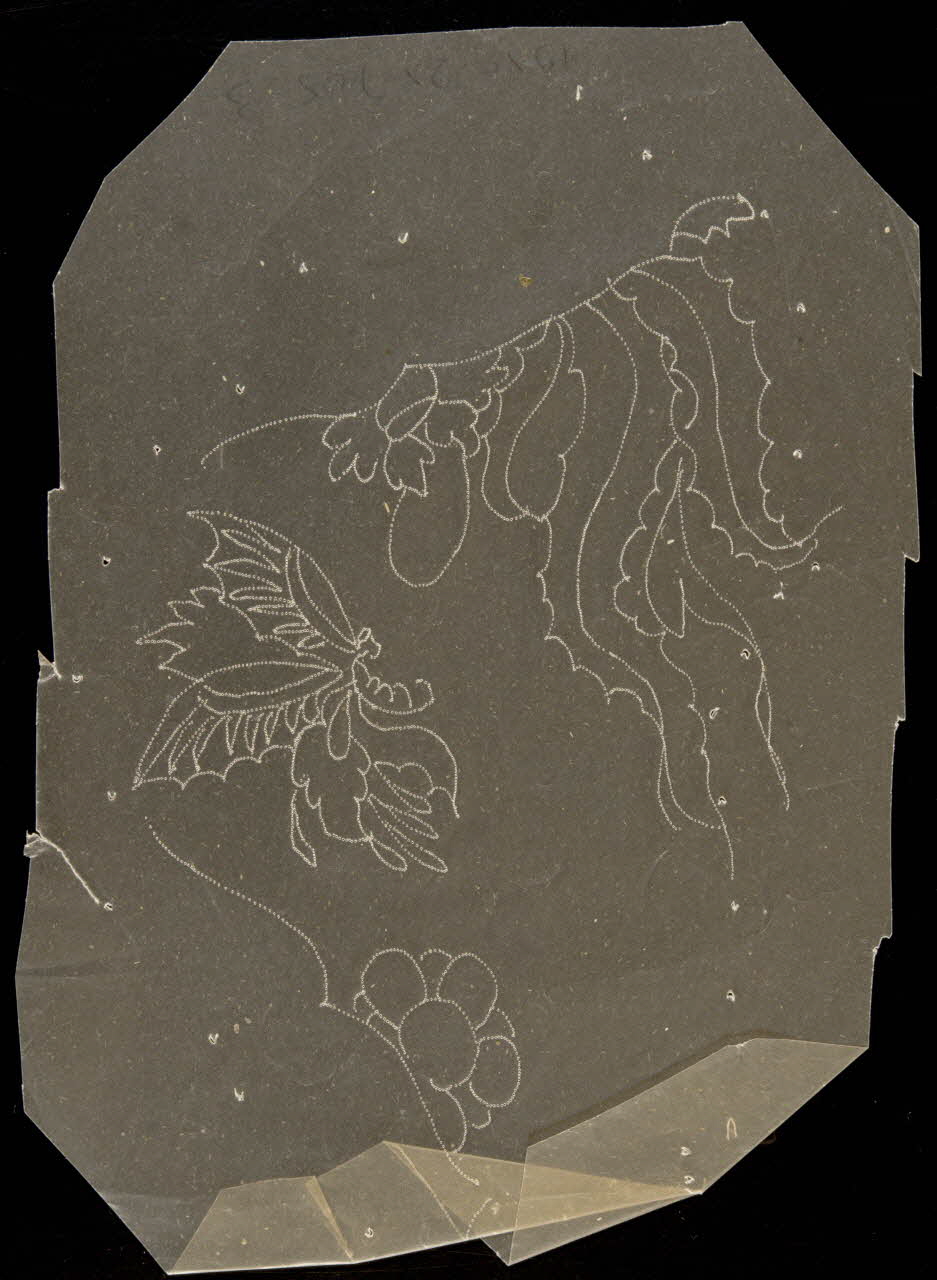 dessin Poncif à motif végétal 1980.28.708.3 Photo