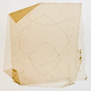 dessin Poncif à motifs géométriques 1980.28.708.32 Photo
