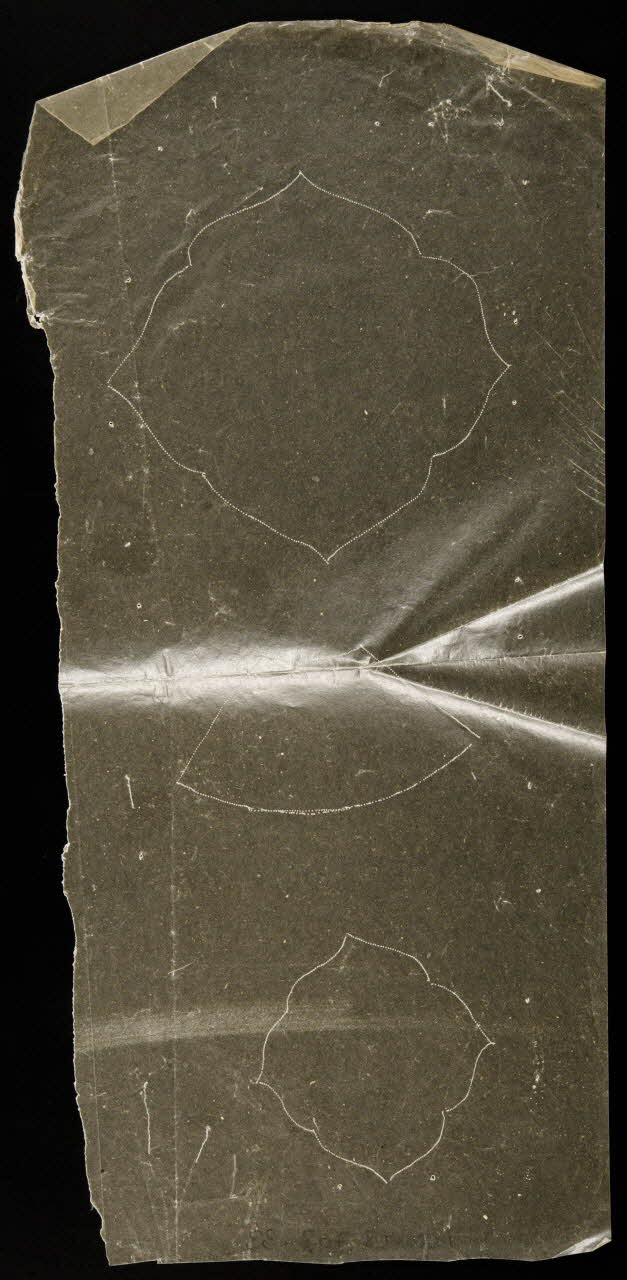 dessin Poncif à motifs végétaux 1980.28.708.33 Photo