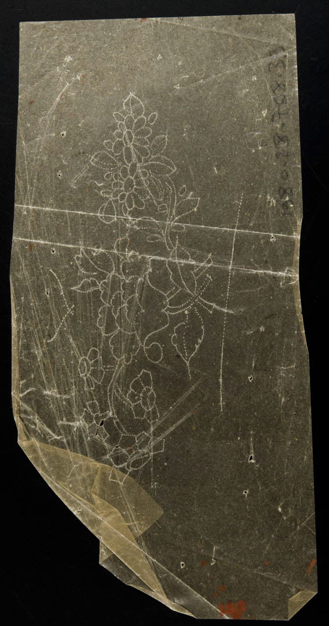 dessin Poncif à motifs végétaux 1980.28.708.39 Photo