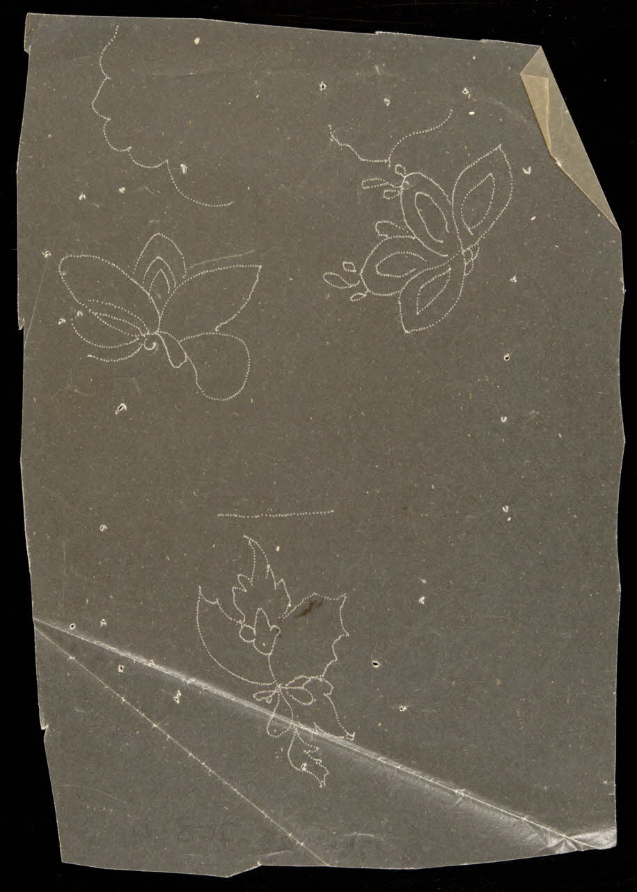 dessin Poncif à motif végétal 1980.28.708.4 Photo