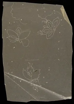 dessin Poncif à motif végétal 1980.28.708.4 Photo