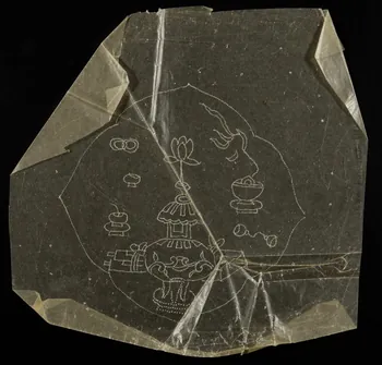 dessin Poncif à motifs végétaux 1980.28.708.40 Photo