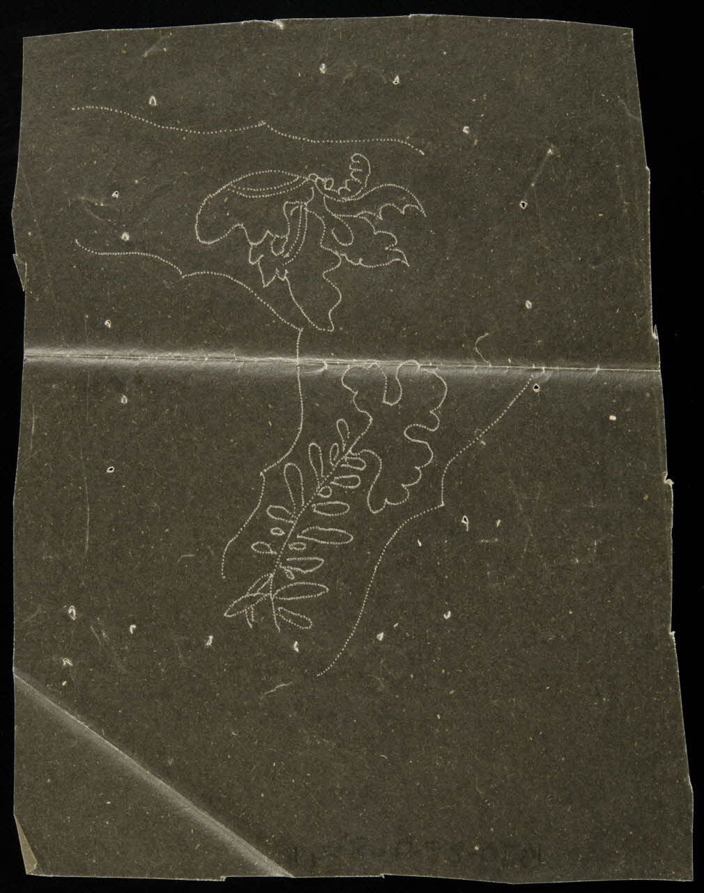 dessin Poncif à motifs végétaux 1980.28.708.41 Photo