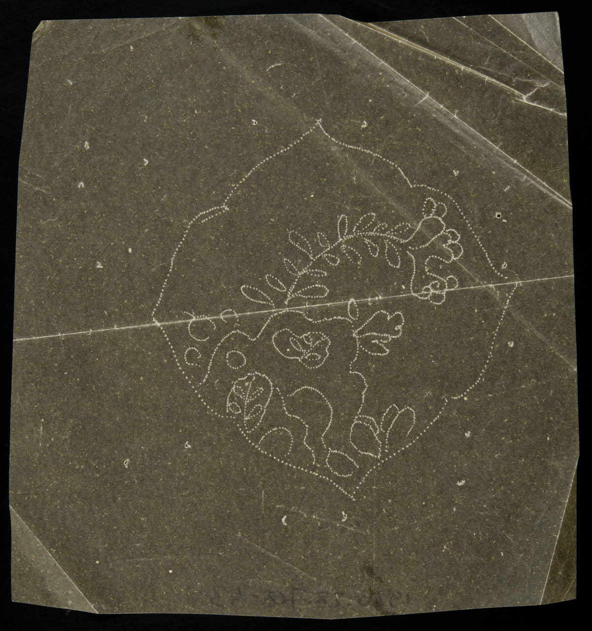 dessin Poncif à motifs végétaux 1980.28.708.43 Photo