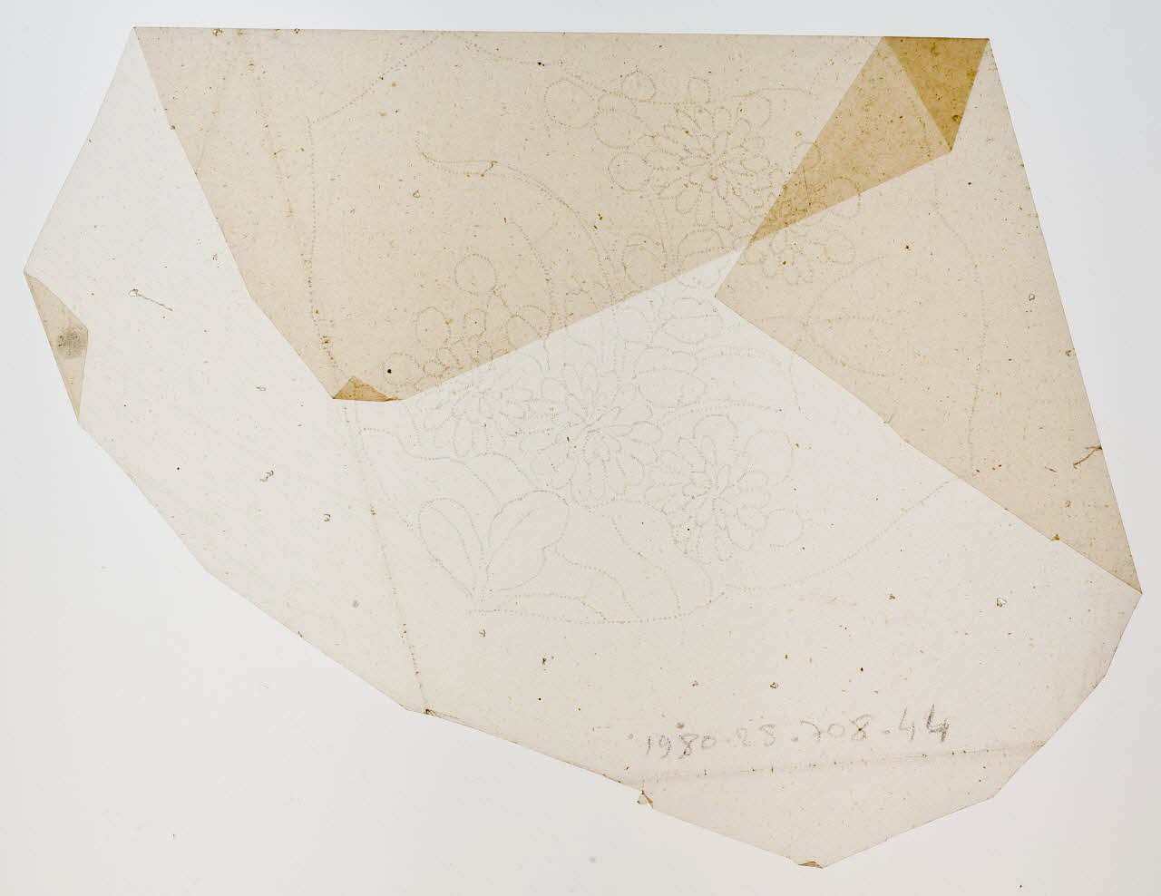 dessin Poncif à motifs végétaux 1980.28.708.44 Photo