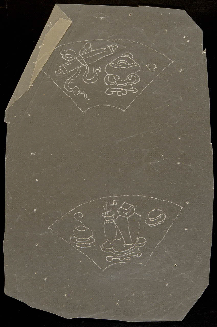 dessin Poncif représentant vases et récipients 1980.28.708.5 Photo