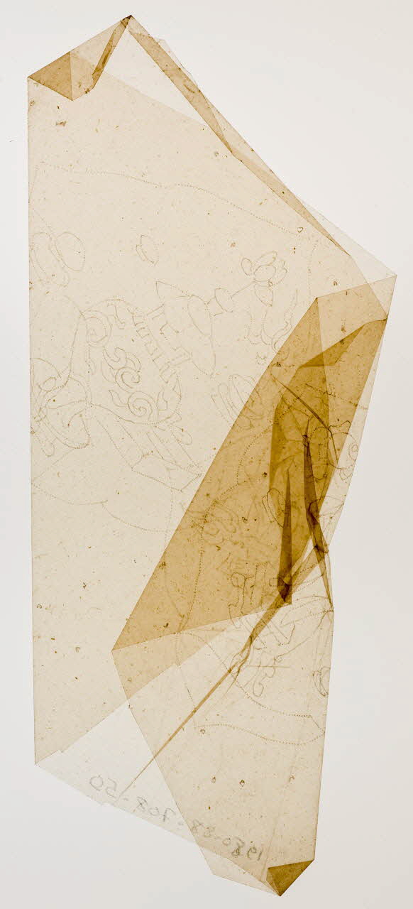 dessin Poncif à motifs végétaux 1980.28.708.50 Photo