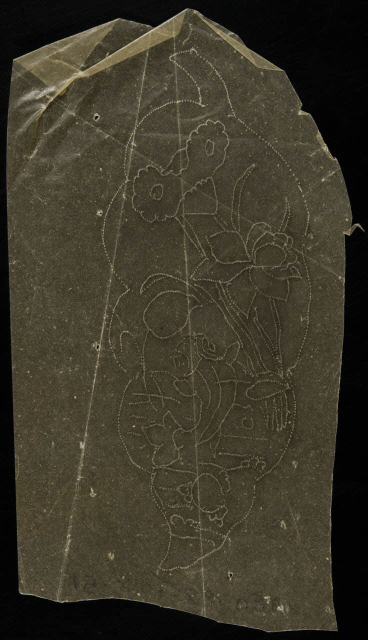 dessin Poncif à motifs végétaux 1980.28.708.51 Photo