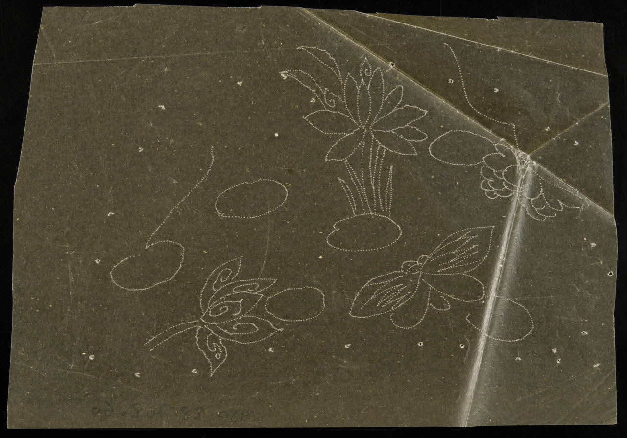 dessin Poncif à motif végétal 1980.28.708.60 Photo