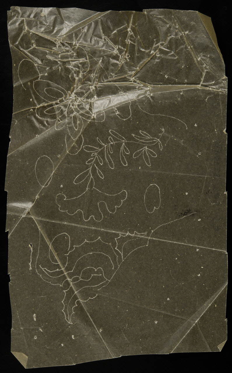 dessin Poncif à motif végétal 1980.28.708.67 Photo