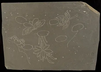 dessin Poncif à motif végétal 1980.28.708.7 Photo