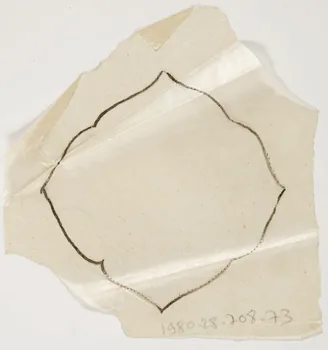 dessin Poncif à forme géométrique 1980.28.708.73 Photo