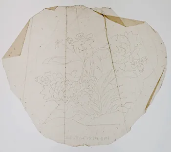 dessin Poncif à motif végétal 1980.28.708.77 Photo