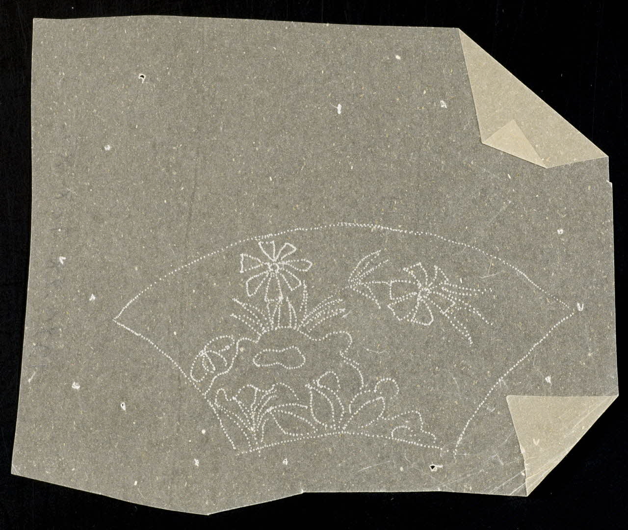 dessin Poncif à motif végétal 1980.28.708.82 Photo