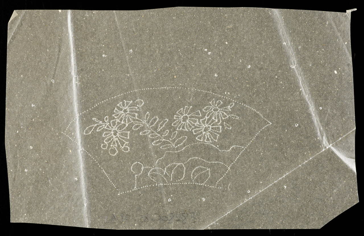 dessin Poncif à motif végétal 1980.28.708.83 Photo