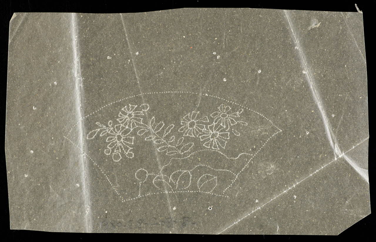 dessin Poncif à motif végétal 1980.28.708.84 Photo