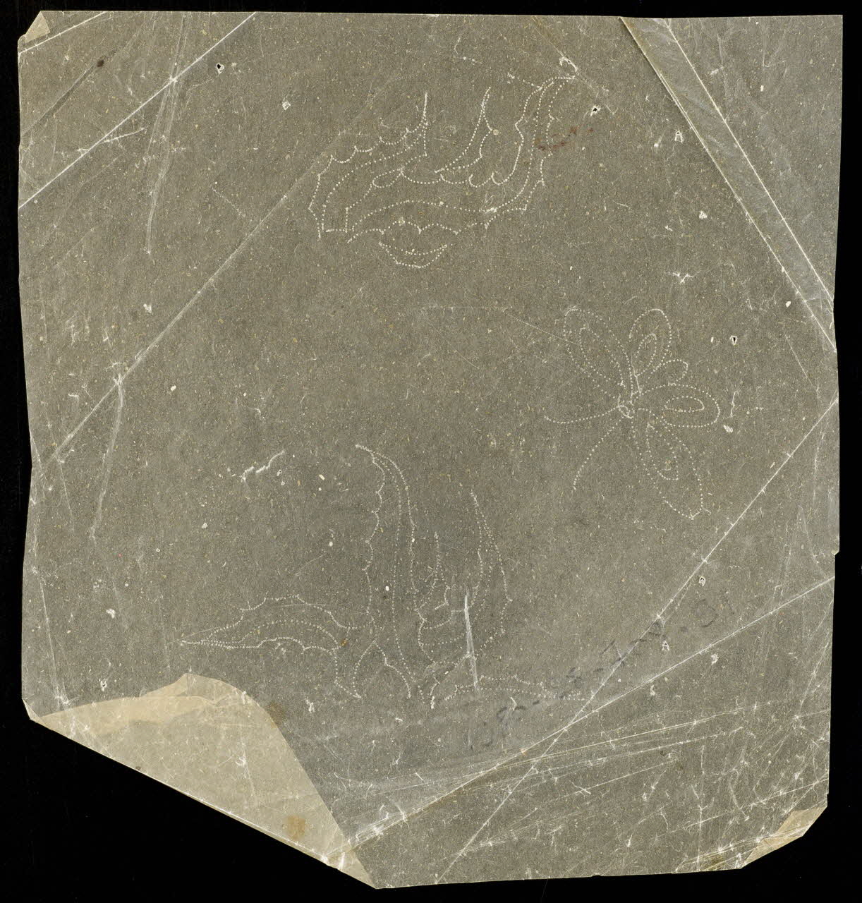 dessin Poncif à motif végétal 1980.28.708.91 Photo